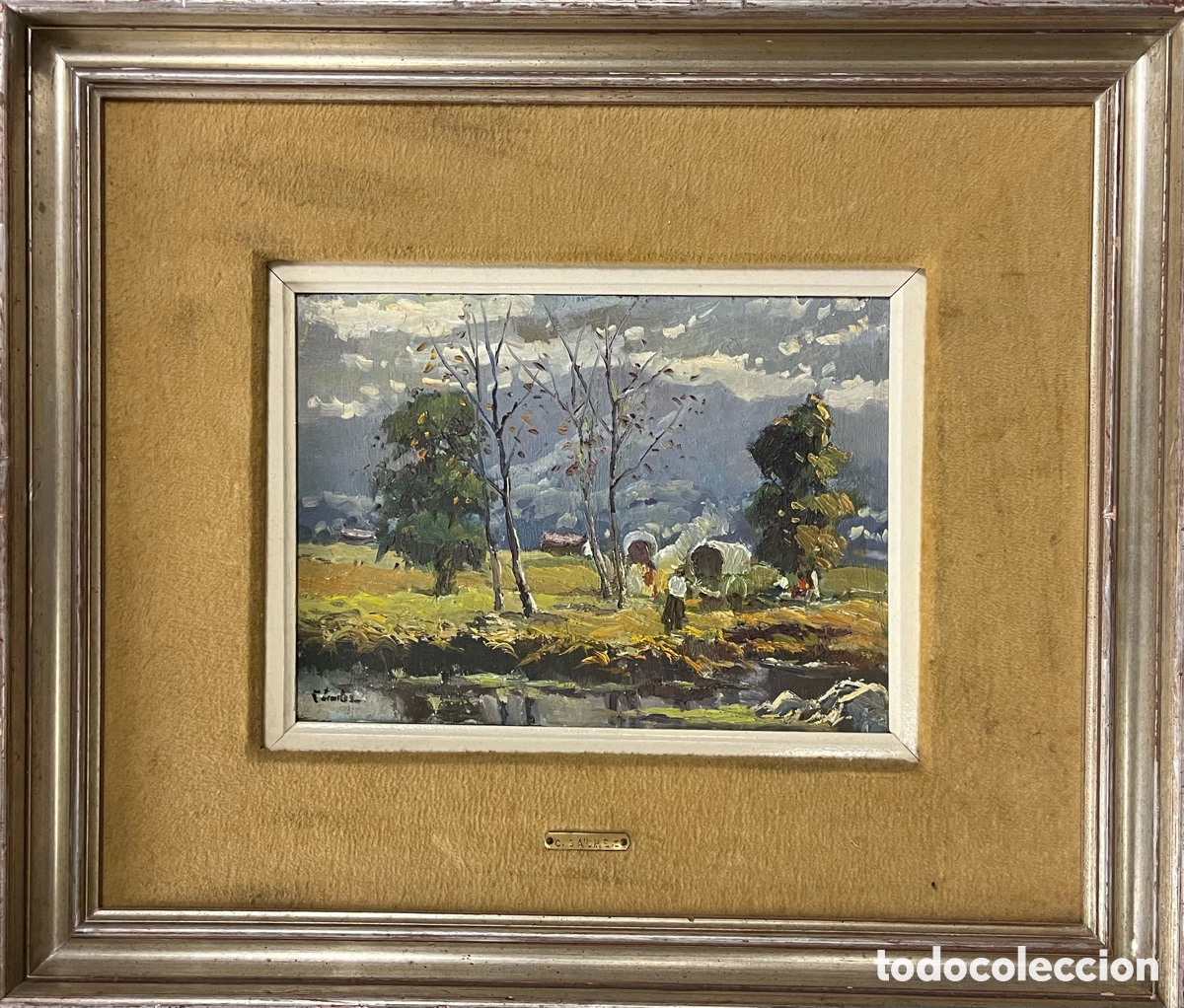 Arte: C. S&Aacute;NCHEZ . Oleo sobre tabla - Foto 2