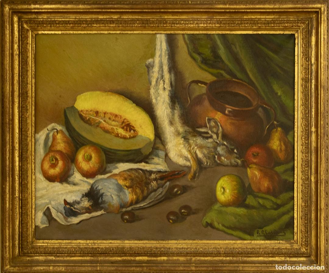 Arte: CUADRO BODEG&Oacute;N DE OLEO SOBRE LIENZO DEL SIGLO XX - Foto 1