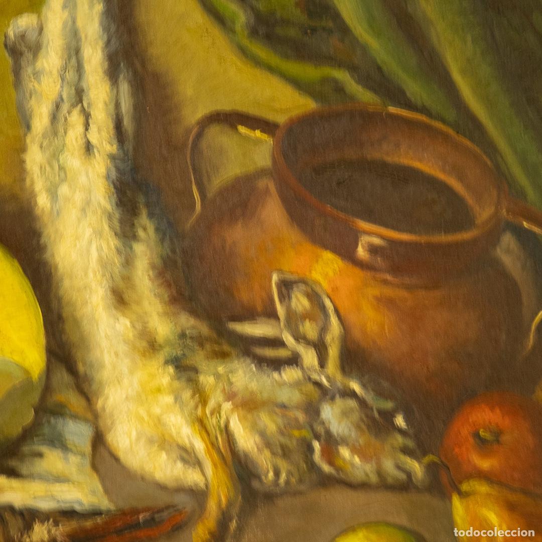 Arte: CUADRO BODEG&Oacute;N DE OLEO SOBRE LIENZO DEL SIGLO XX - Foto 2