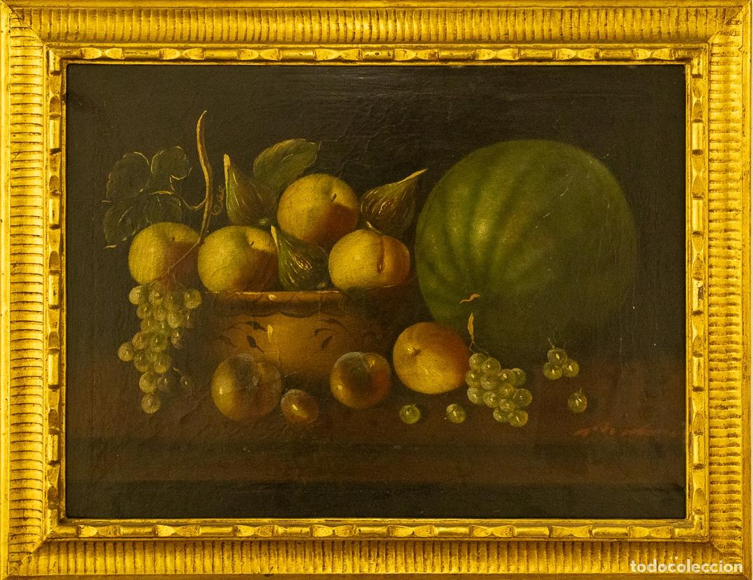 Arte: CUADRO BODEG&Oacute;N DE OLEO SOBRE LIENZO DEL SIGLO XX - Foto 1
