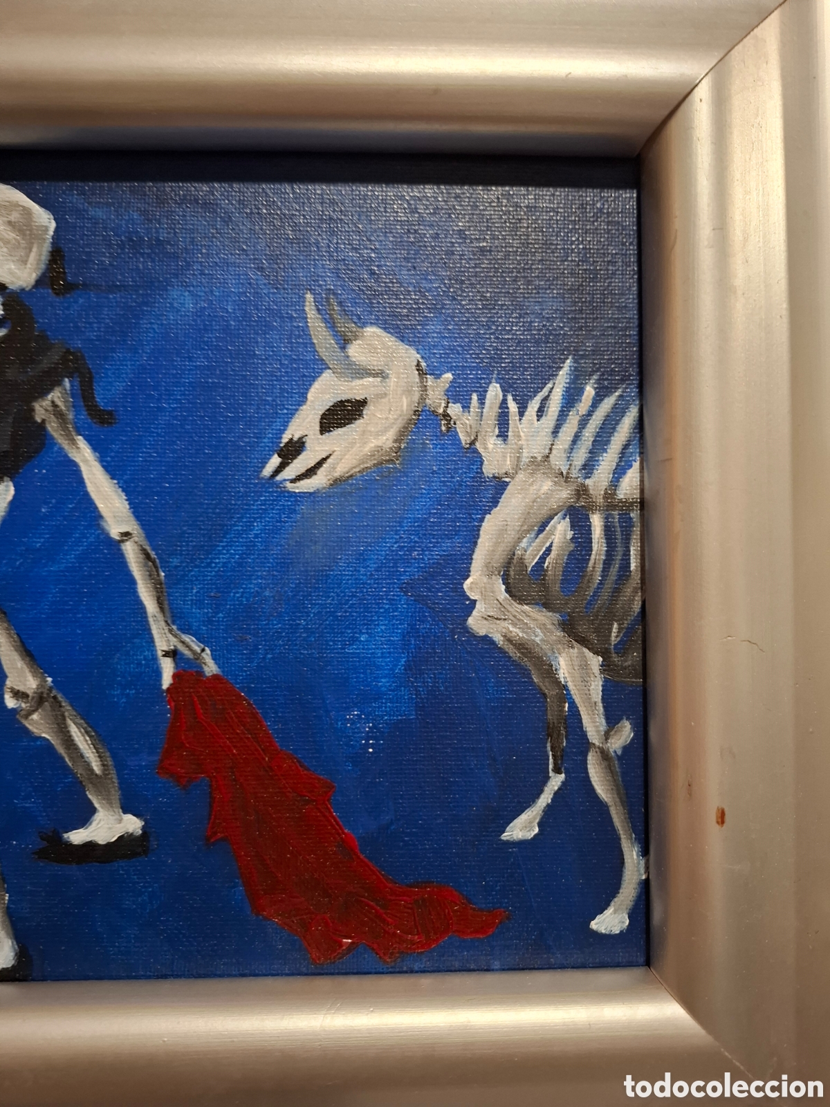 Arte: Oleo de esqueletomaquia 43x38 - Foto 3