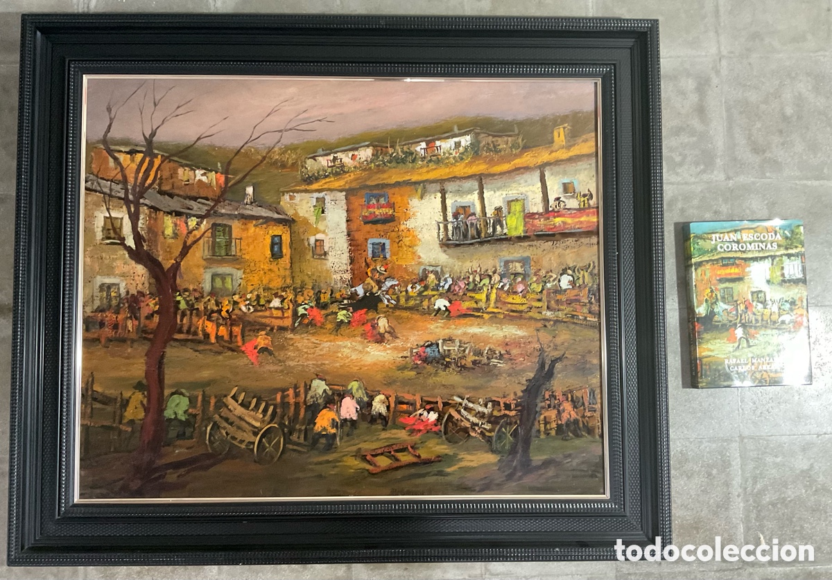 Arte: Gran Oleo Joan Escoda Corominas Capea en Morella