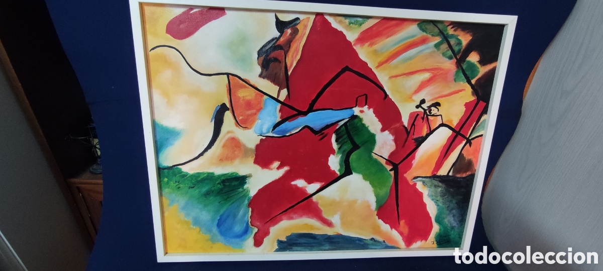 Arte: Cuadro abstracto copia Kandonsky - Foto 4