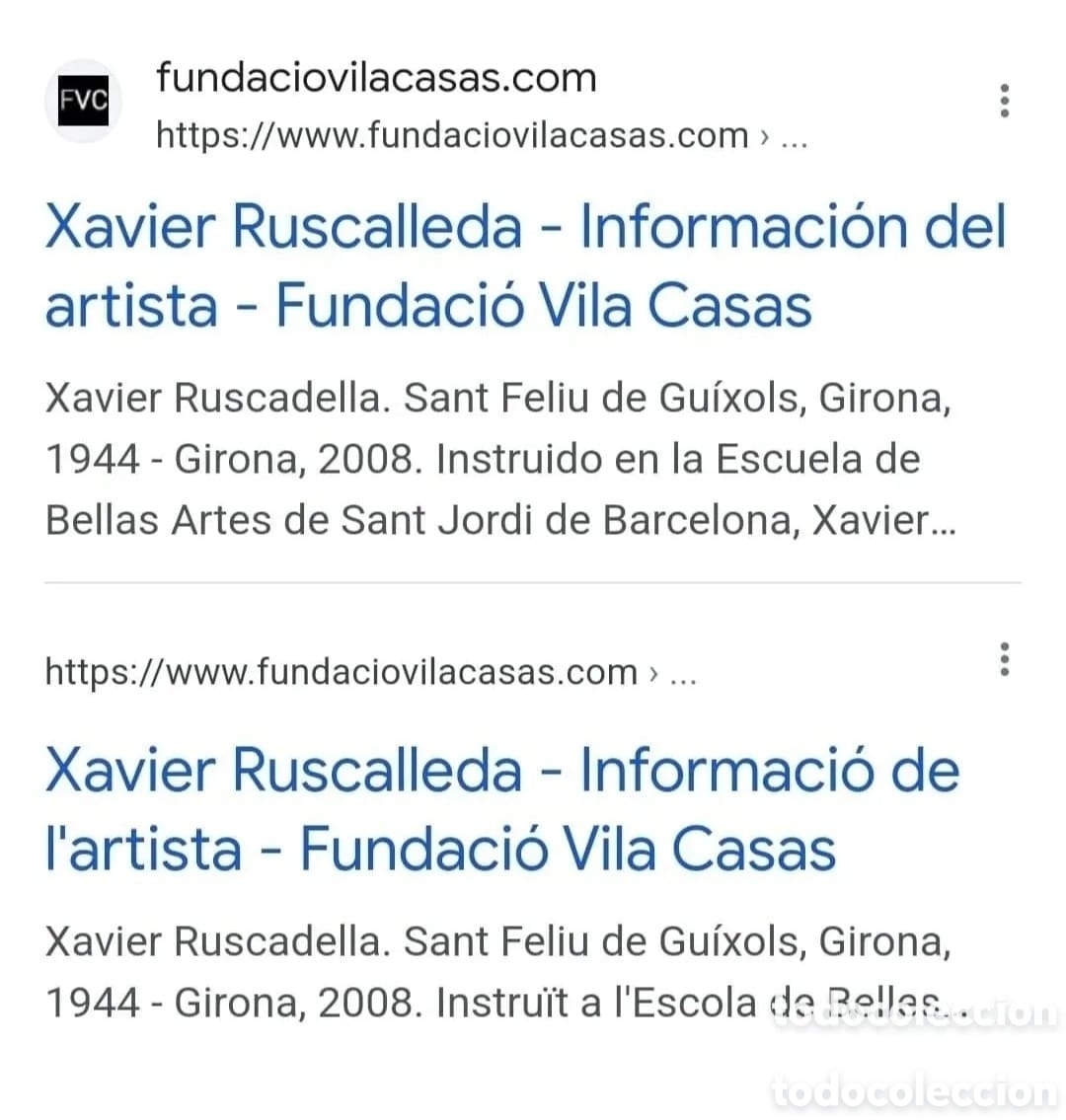 Arte: XAVIER RUSCALLEDA OLEO..GOUACHE..68X47 - Foto 23