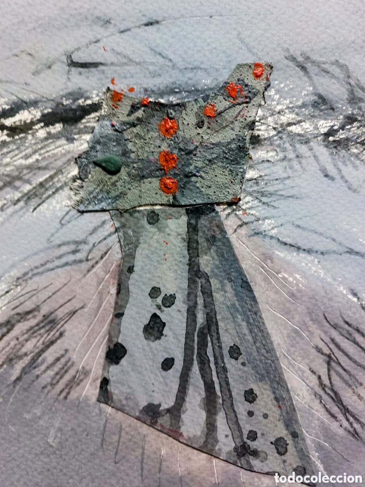 Arte: XAVIER RUSCALLEDA OLEO..GOUACHE..68X47 - Foto 2