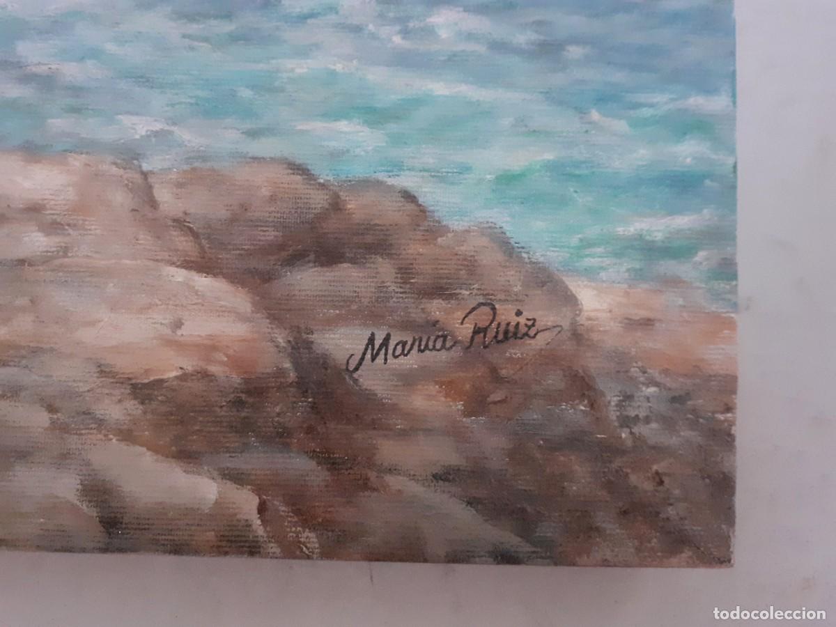Arte: Marina &oacute;leo sobre lienzo. - Foto 3
