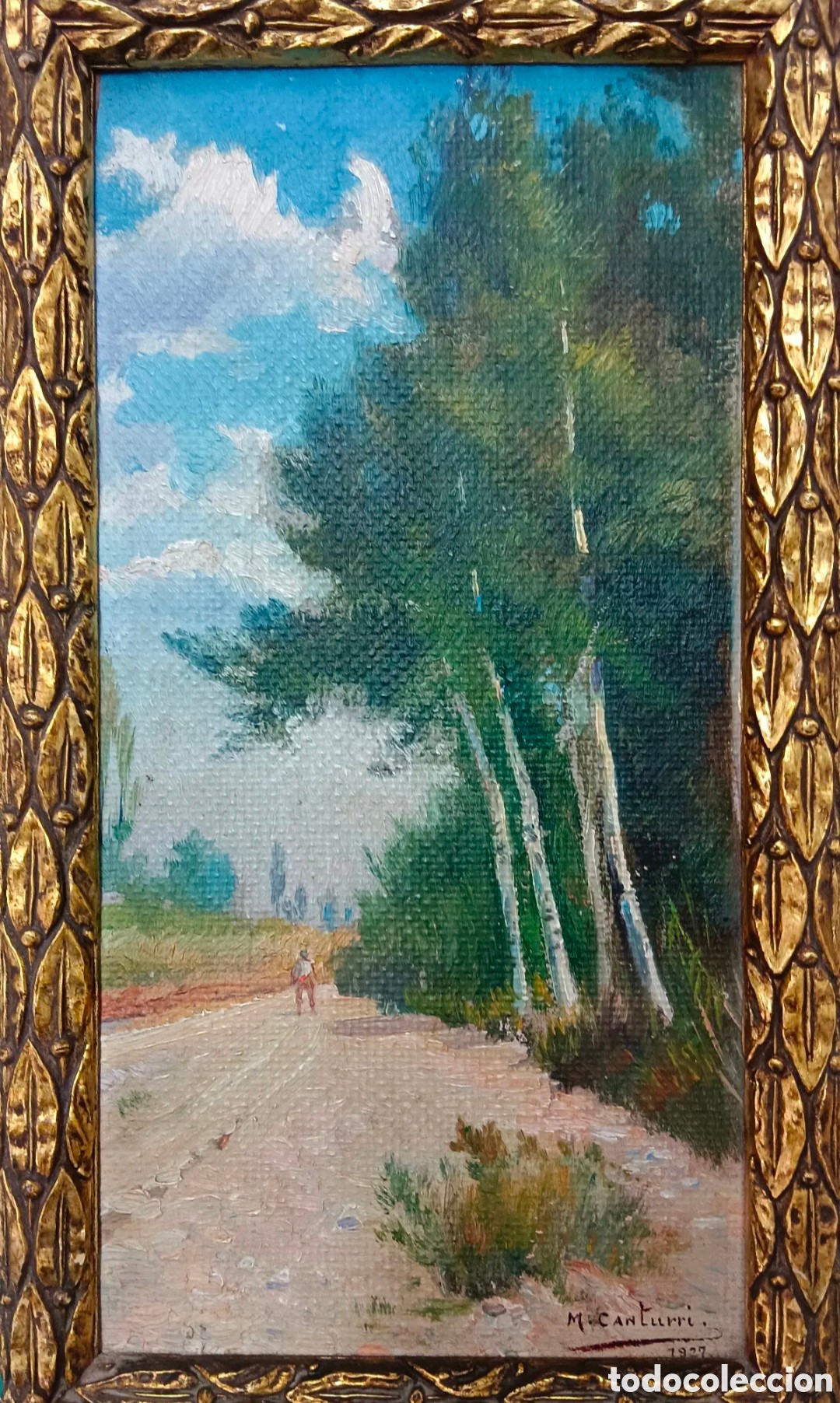 Arte: Marcial Canturri Vilamala (1868-1948). &Oacute;leo sobre tela