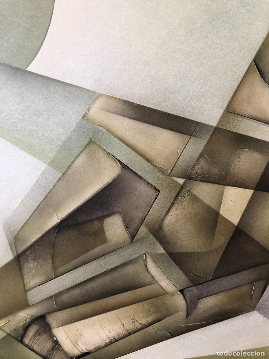 Arte: ORIGINAL 1980 - ABSTRACCION CUBISTA - NEO CONSTRUCTIVISMO - Foto 6