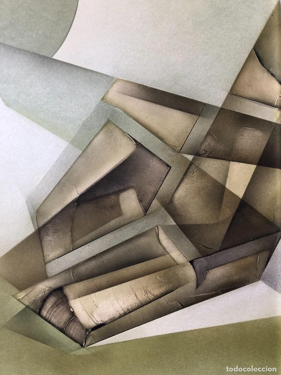 Arte: ORIGINAL 1980 - ABSTRACCION CUBISTA - NEO CONSTRUCTIVISMO - Foto 7