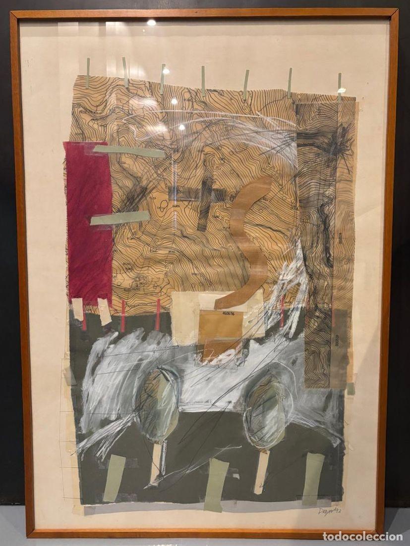 Arte: Cuadro en T&eacute;cnica Mixta sobre papel y madera. Mod. 1 - Foto 1