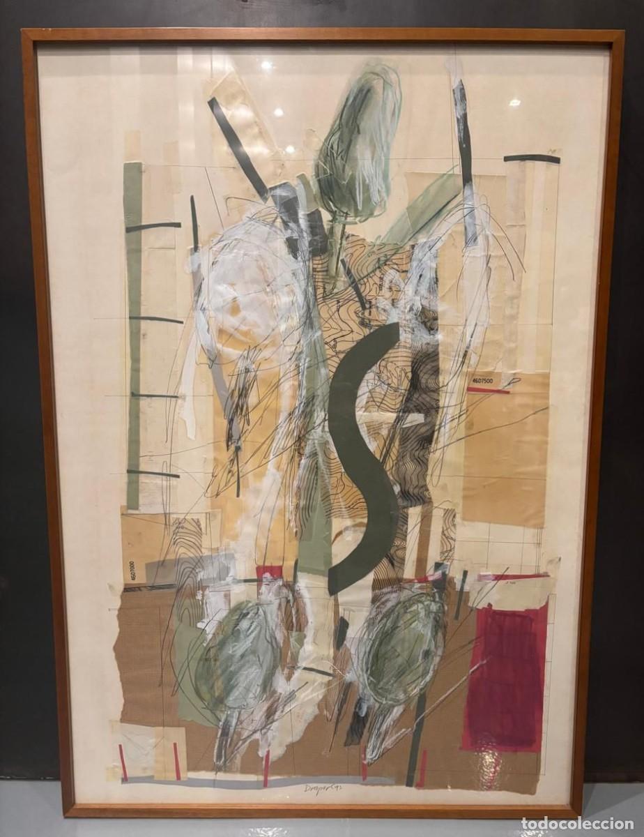 Arte: Cuadro en T&eacute;cnica Mixta sobre papel y madera. Mod. 3 - Foto 1