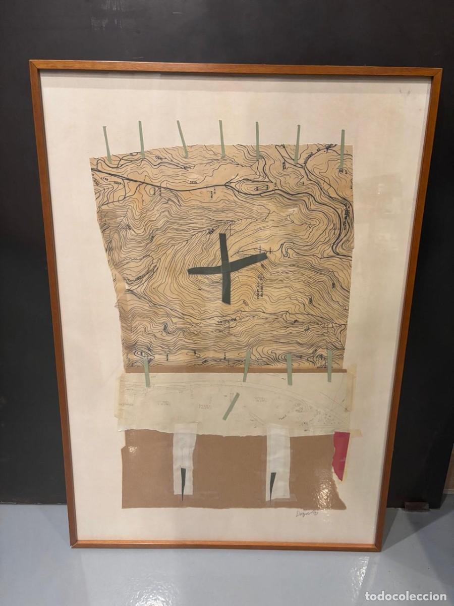 Arte: Cuadro en T&eacute;cnica Mixta sobre papel y madera. Mod. 4 - Foto 1