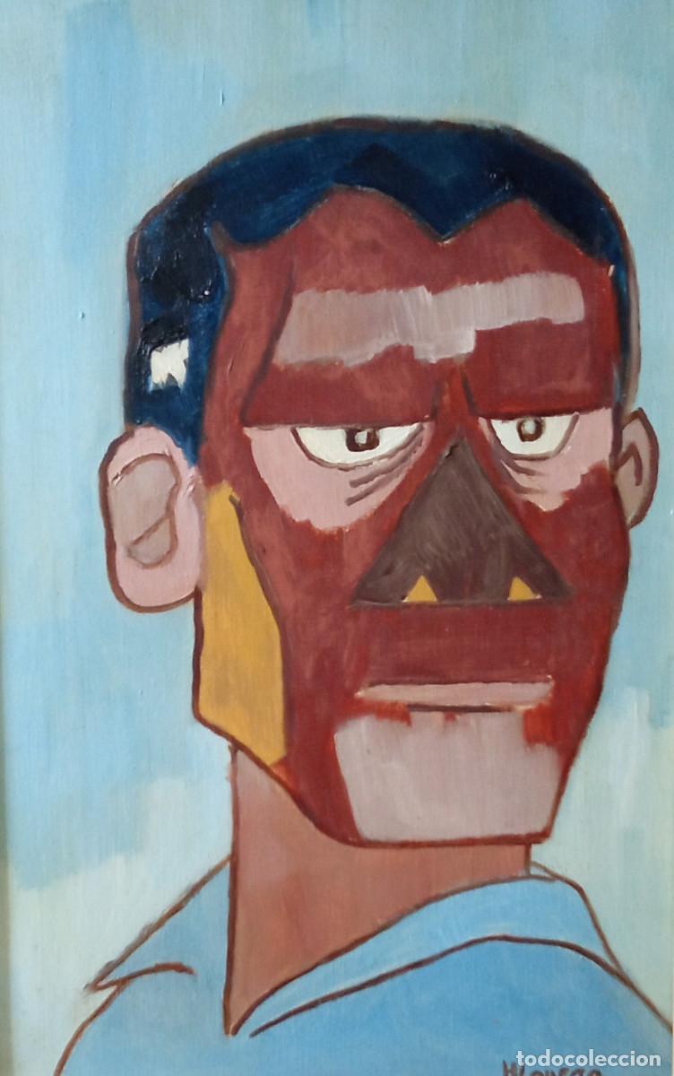 Arte: Pintura al &Oacute;leo sobre lienzo, de Jos&eacute; A. Higuero titulada EL MARR&Oacute;N QUE NO ERA MARR&Oacute;N