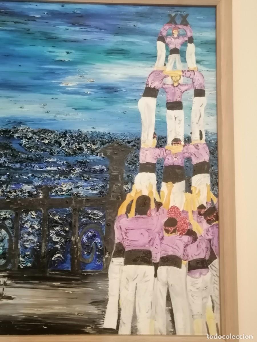 Arte: &rdquo;CASTELLS&rdquo; &Oacute;leo dedicado a las torres humanas - Foto 1