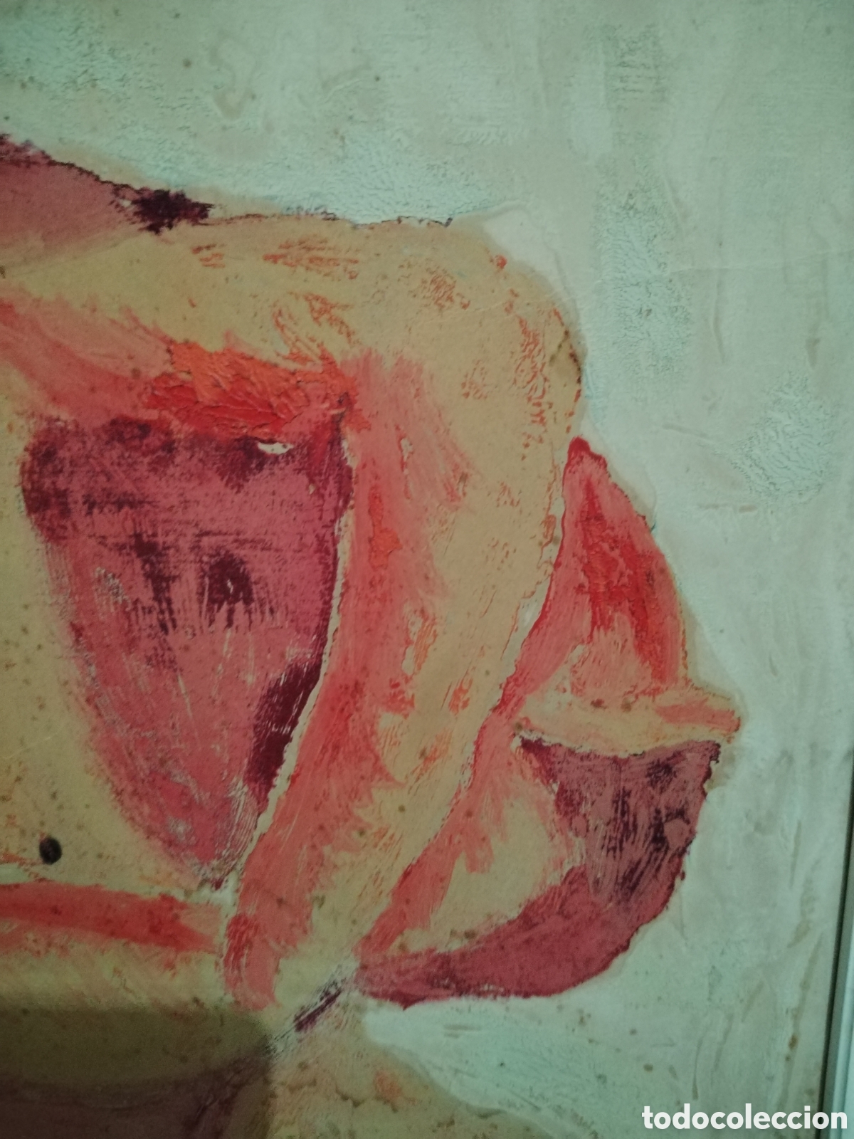 Arte: &Oacute;leo sobre tablex sin firma. - Foto 3