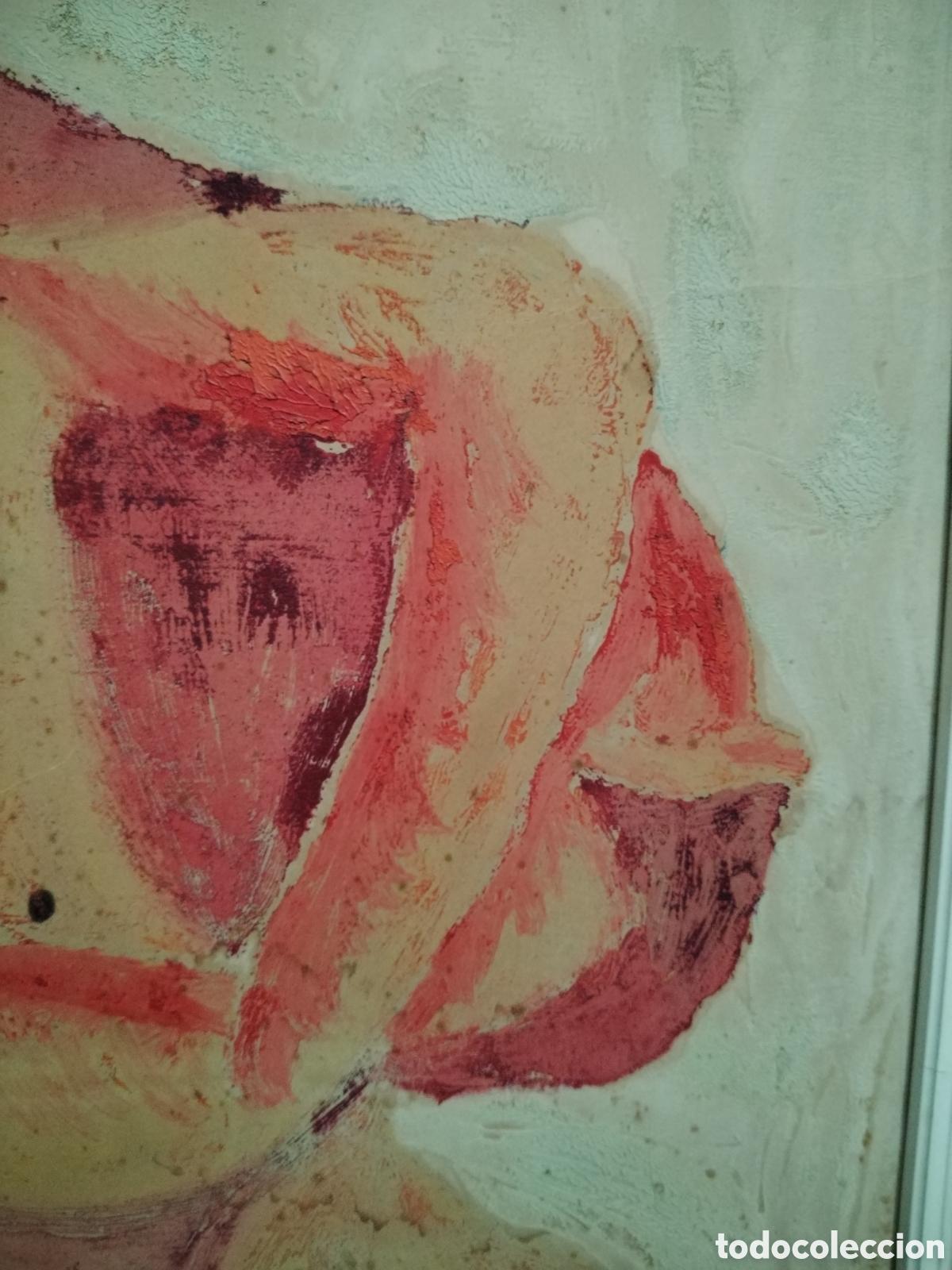 Arte: &Oacute;leo sobre tablex sin firma. - Foto 6