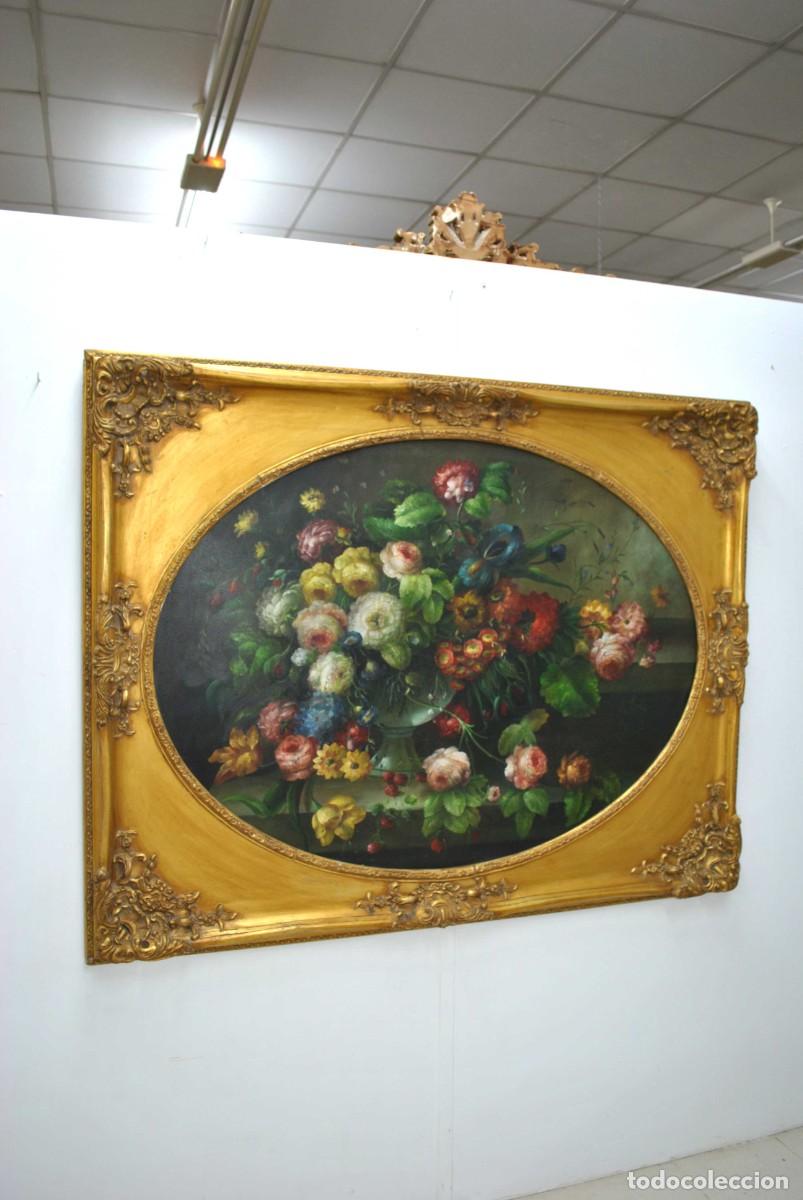 Arte: CUADRO &Oacute;LEO BODEG&Oacute;N FLORAL - Foto 1