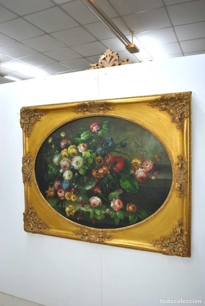 Arte: CUADRO &Oacute;LEO BODEG&Oacute;N FLORAL - Foto 3