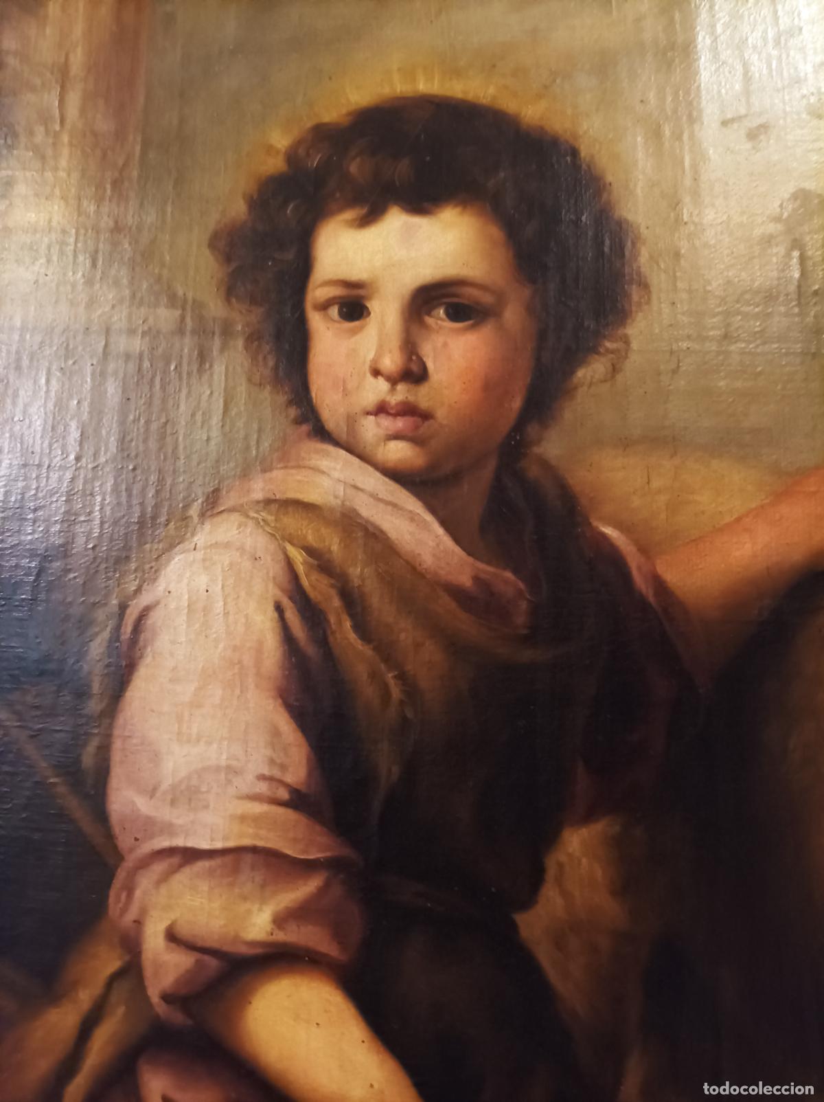Arte: Oleo sobre lienzo del S . XIX - Foto 4