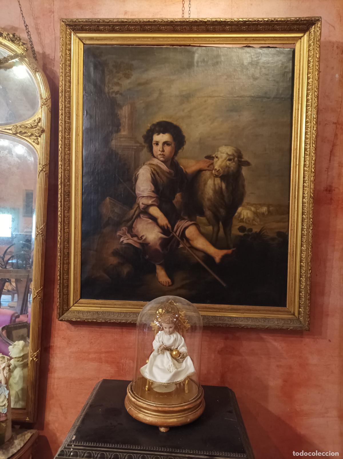 Arte: Oleo sobre lienzo del S . XIX - Foto 7