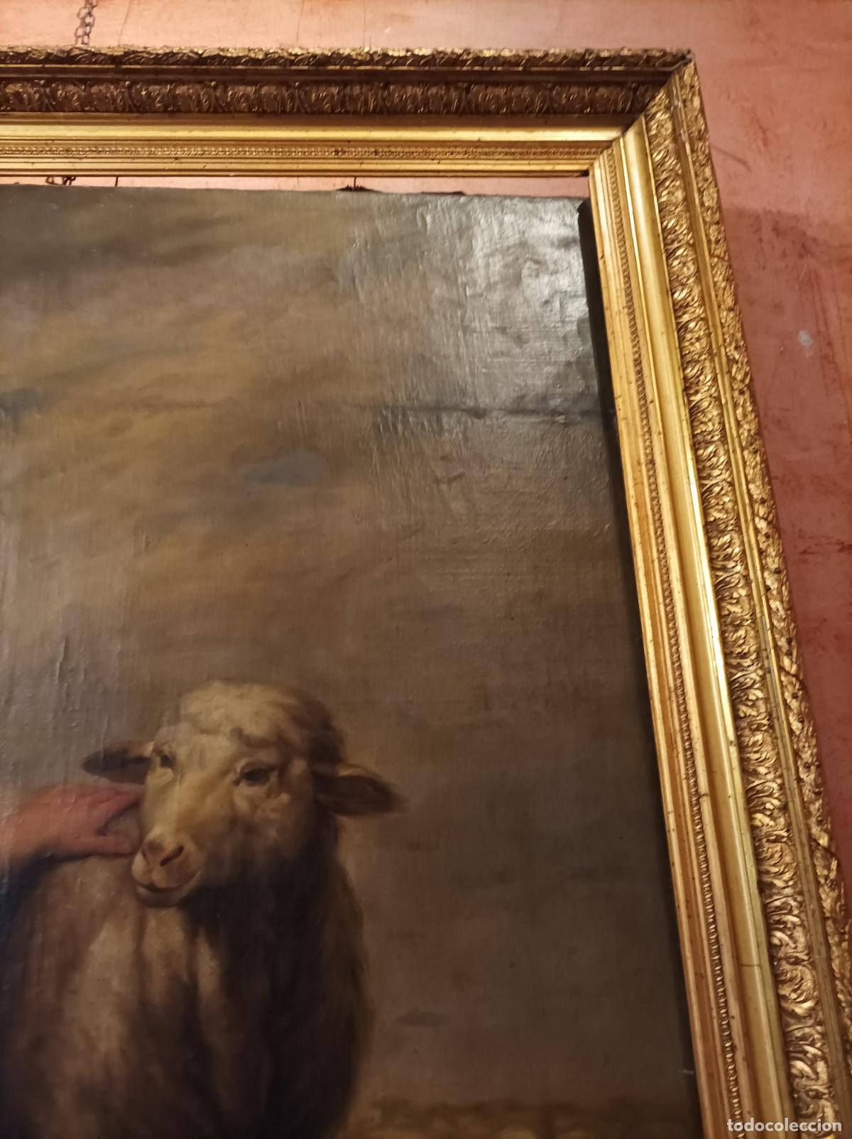 Arte: Oleo sobre lienzo del S . XIX - Foto 14