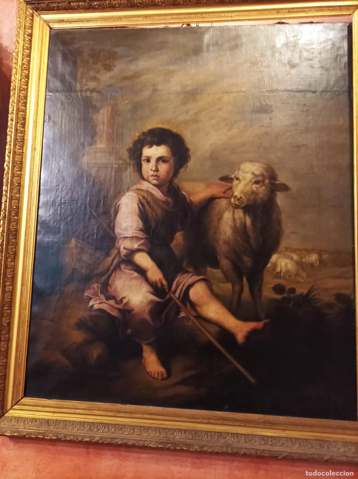 Arte: Oleo sobre lienzo del S . XIX - Foto 23