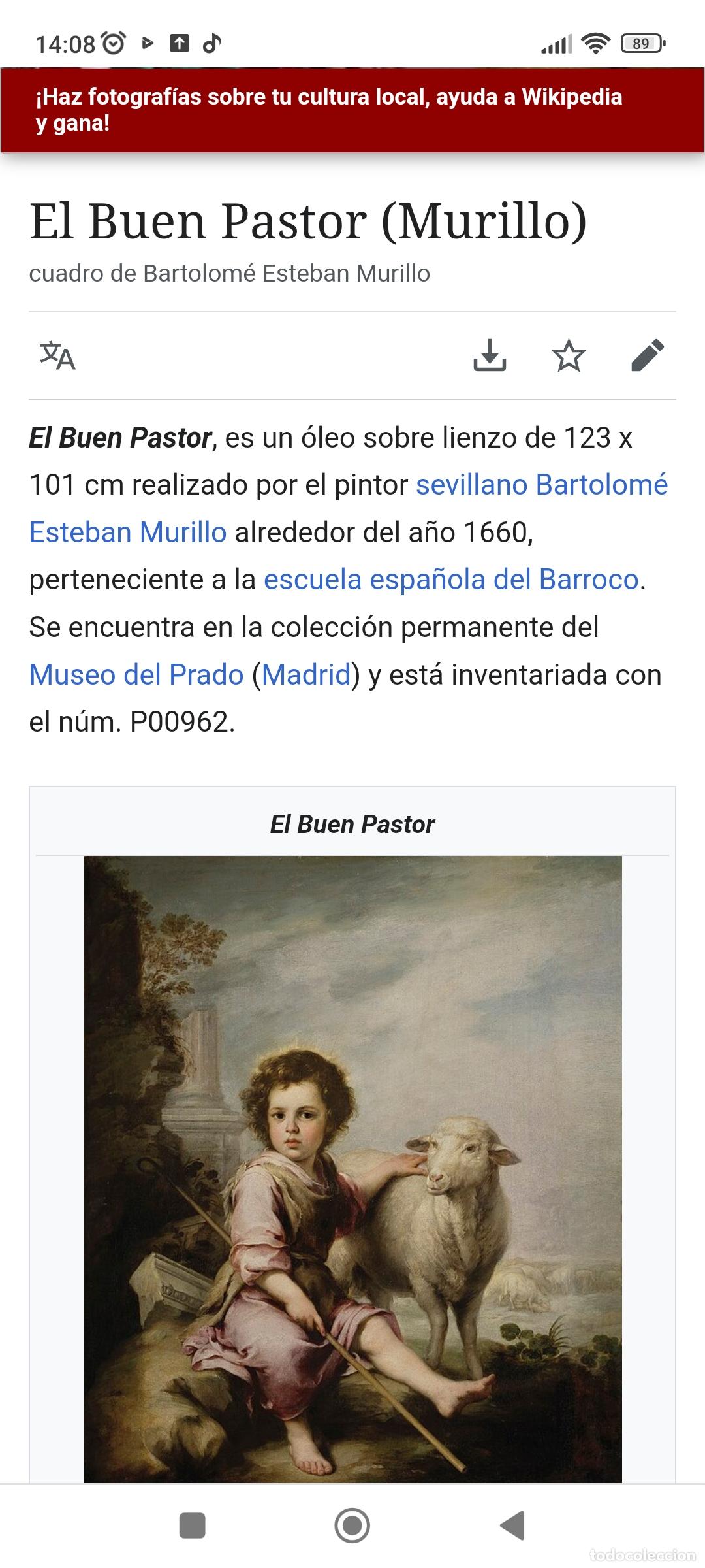 Arte: Oleo sobre lienzo del S . XIX - Foto 26