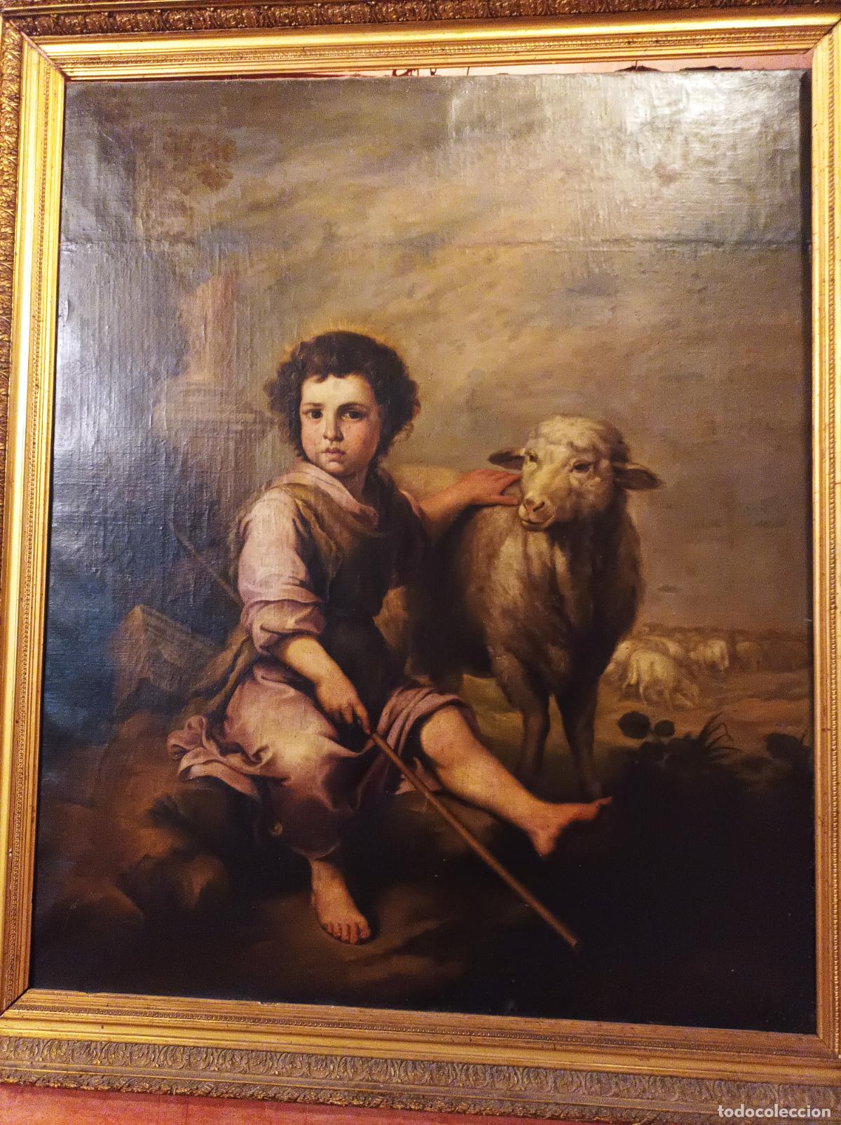 Arte: Oleo sobre lienzo del S . XIX - Foto 1