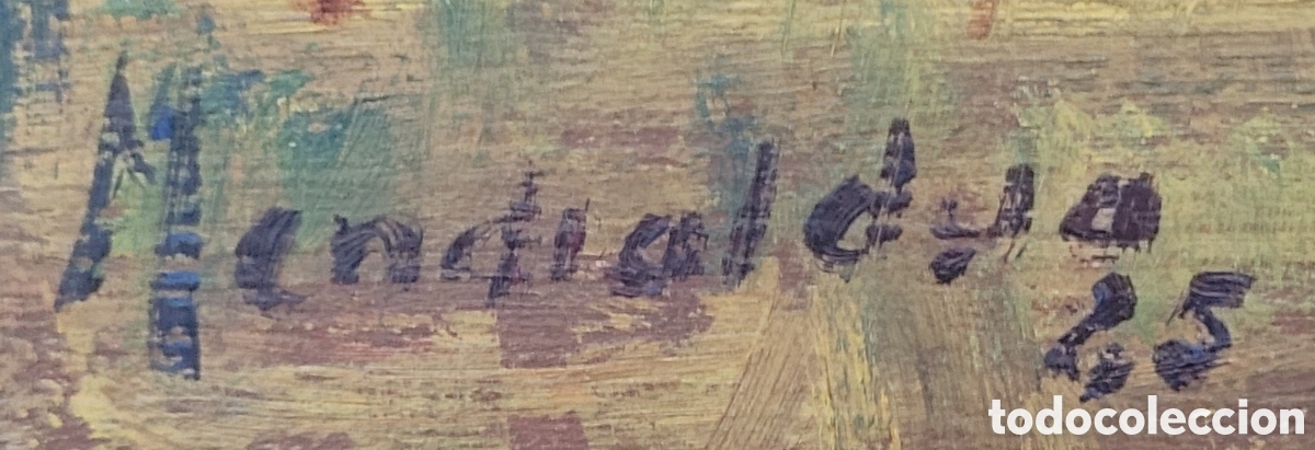 Arte: &Oacute;leo sobre lienzo con firma - Foto 2