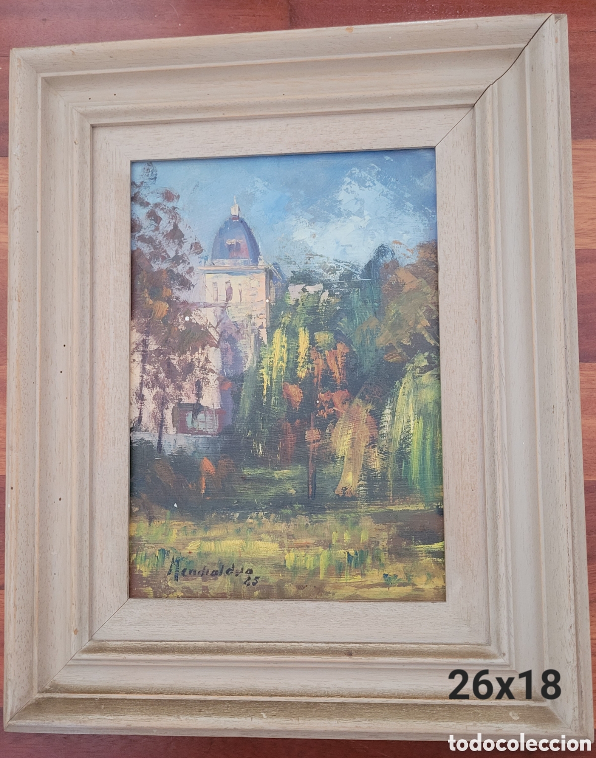 Arte: &Oacute;leo sobre lienzo con firma - Foto 1