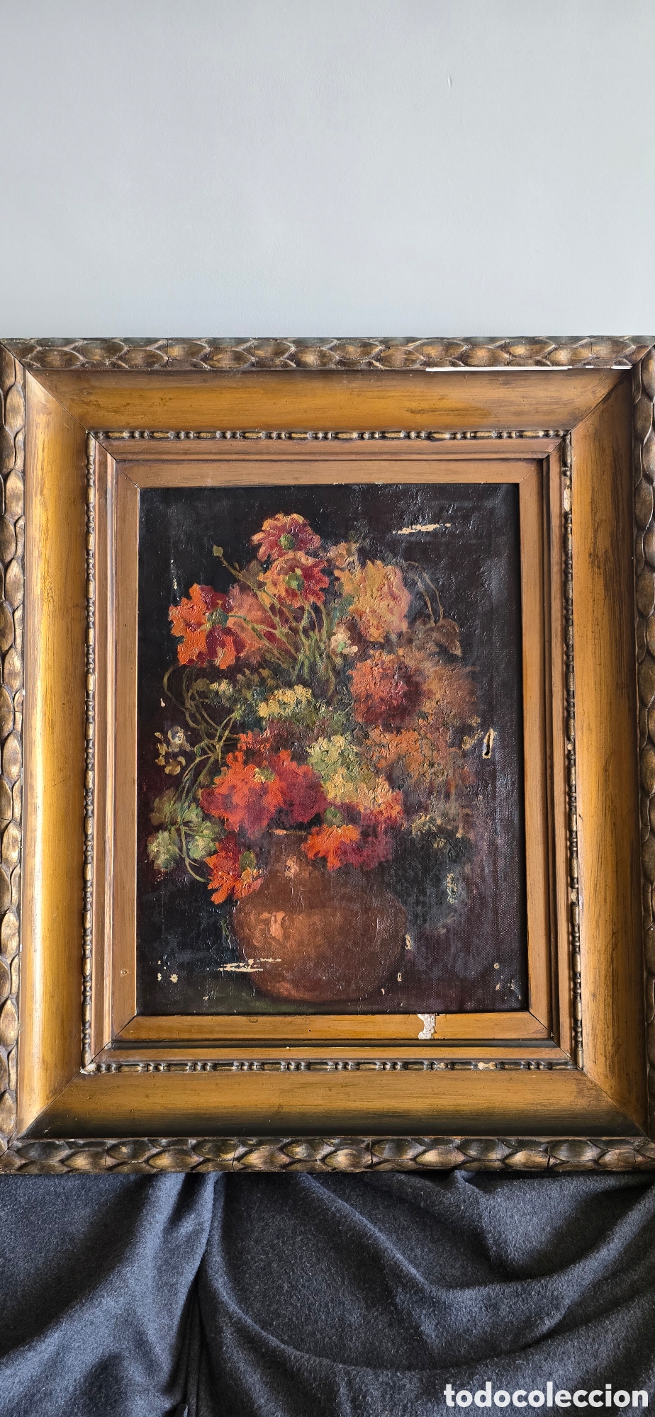 Arte: &Oacute;leo sobre tela 38 x 52 - Foto 1