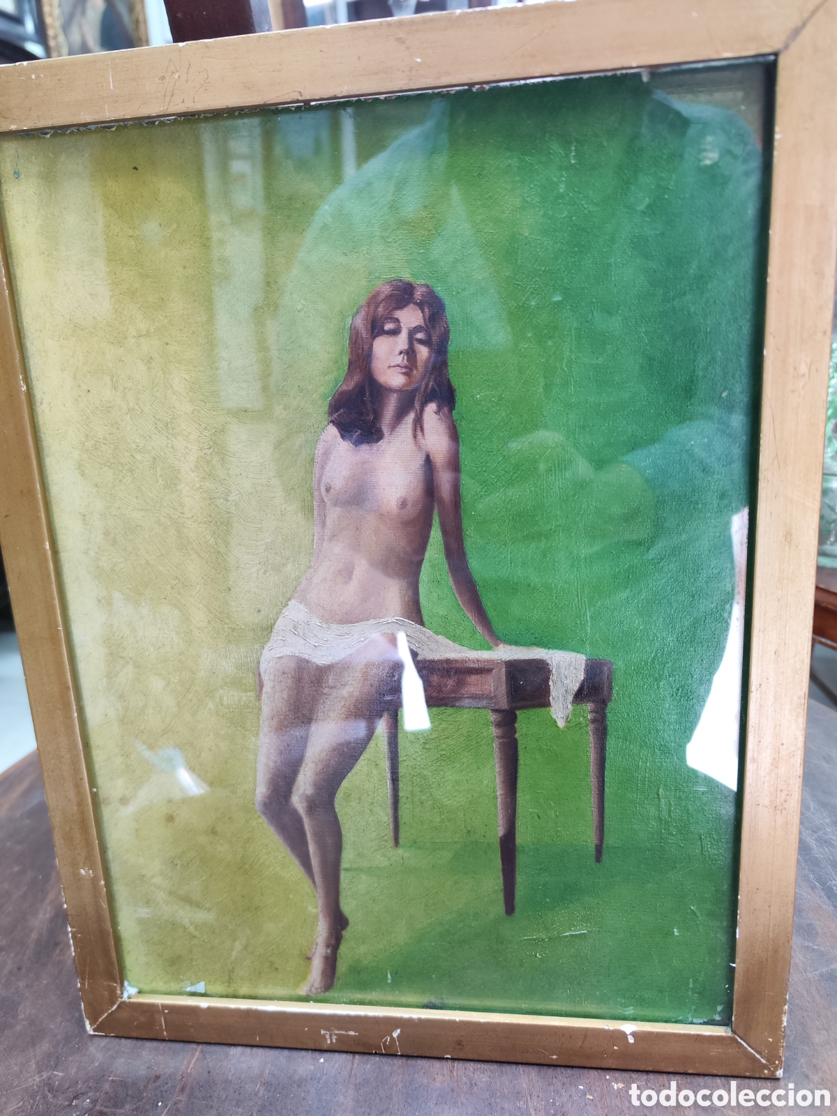 Arte: Oleo sobre panel chica 1920 32x43