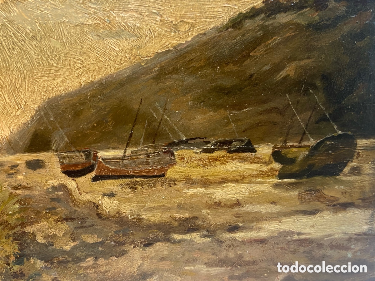 Arte: &Oacute;leo tabla siglo XIX - Foto 3