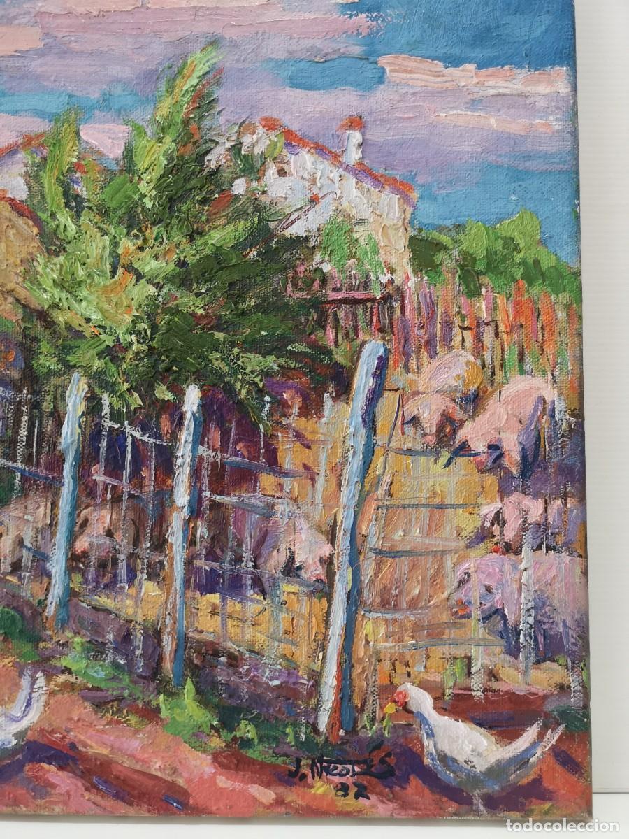 Arte: Josep Nicol&aacute;s, oleo /lienzo, can crosta, parets del Vall&egrave;s . - Foto 8