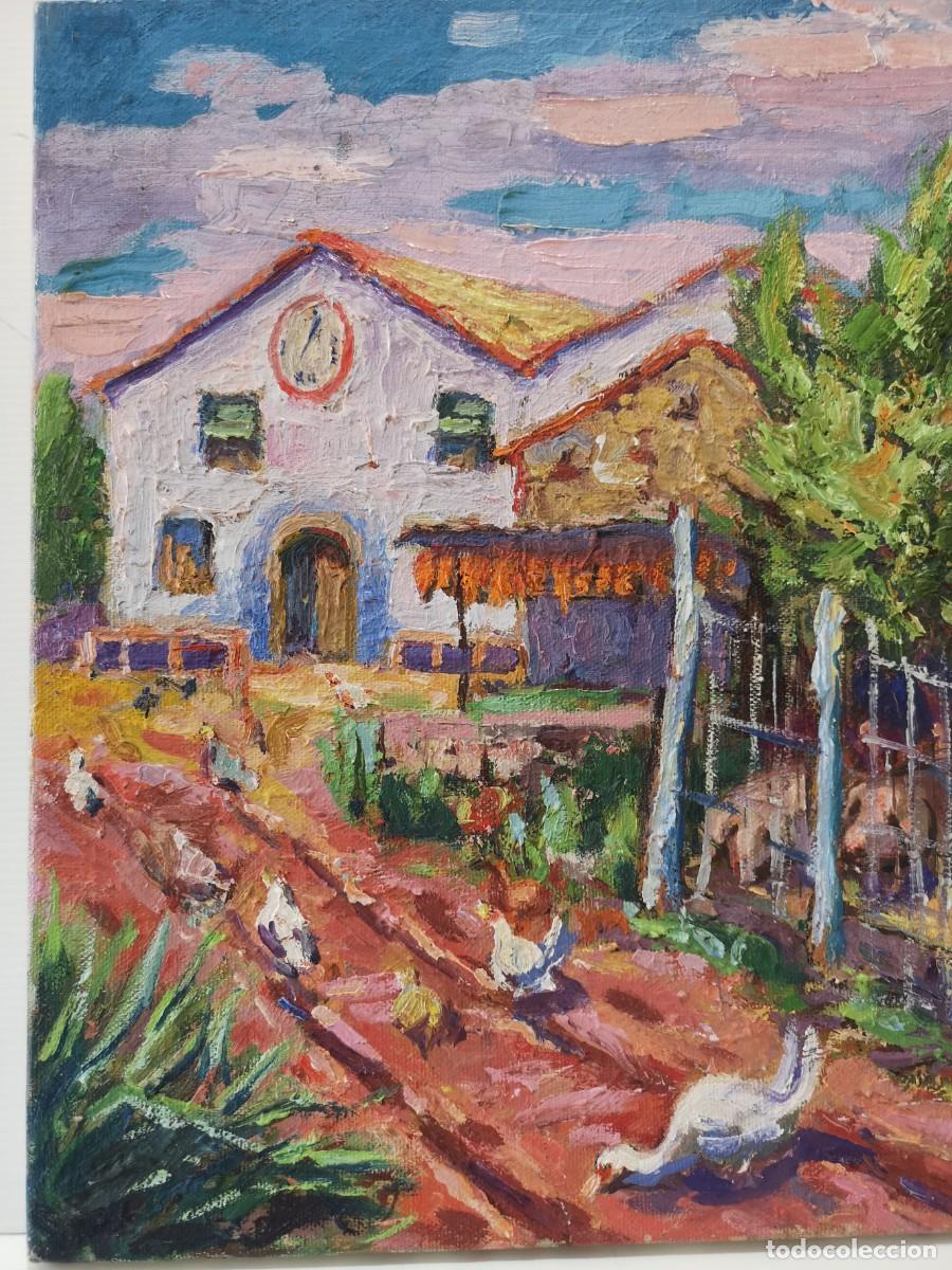 Arte: Josep Nicol&aacute;s, oleo /lienzo, can crosta, parets del Vall&egrave;s . - Foto 11