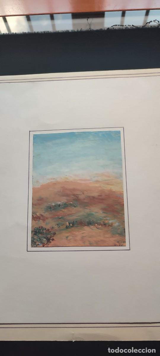 Kunst: Paisaje oleo sobre cartulina del artista MOM