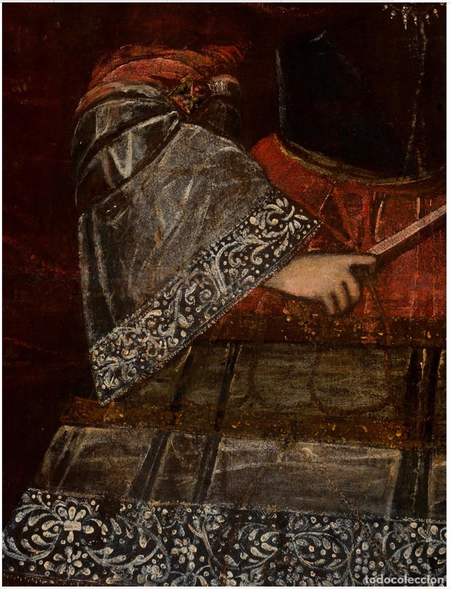 Arte: Cuadro colonial, arcangel , oleo/lienzo - Foto 3