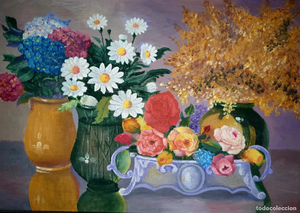 Arte: DOS CUADROS AL OLEO CON MARCOS - Foto 1