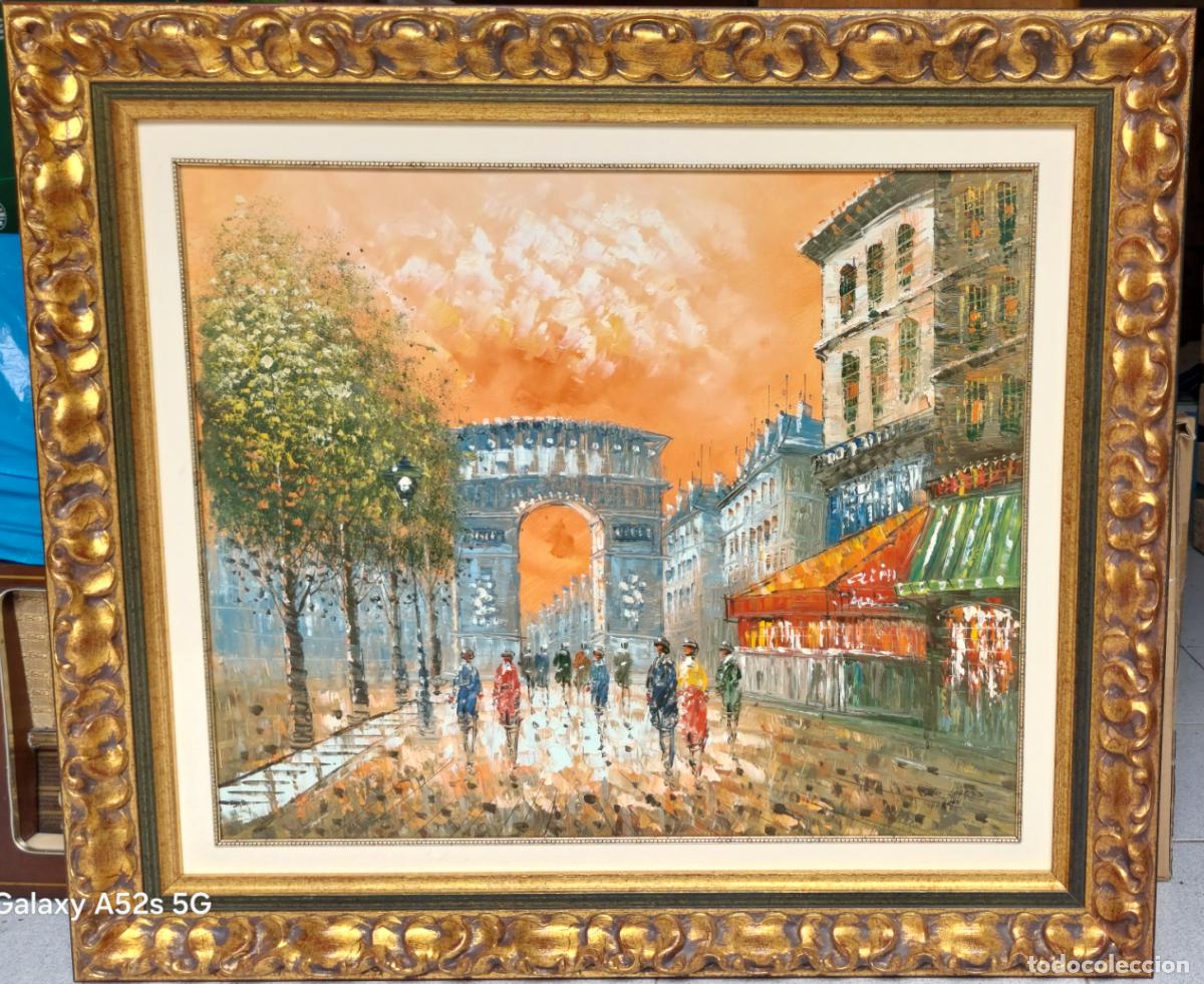 Arte: Pintura al &Oacute;leo con marco - Foto 14