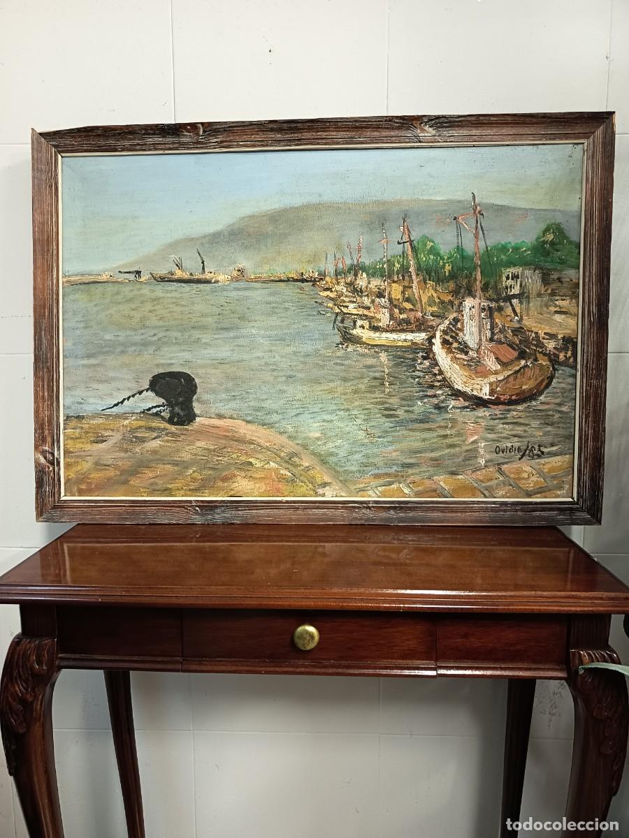 Arte: Antiguo &oacute;leo sobre lienzo 1965 - Foto 1