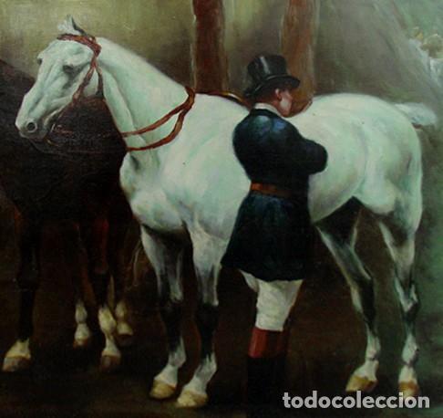 Kunst: 1&ordf; MITAD 1900- ESPERANDO EL REGRESO-COPIA OLEO SOBRE LIENZO DE JOS&Eacute; CUSACHS