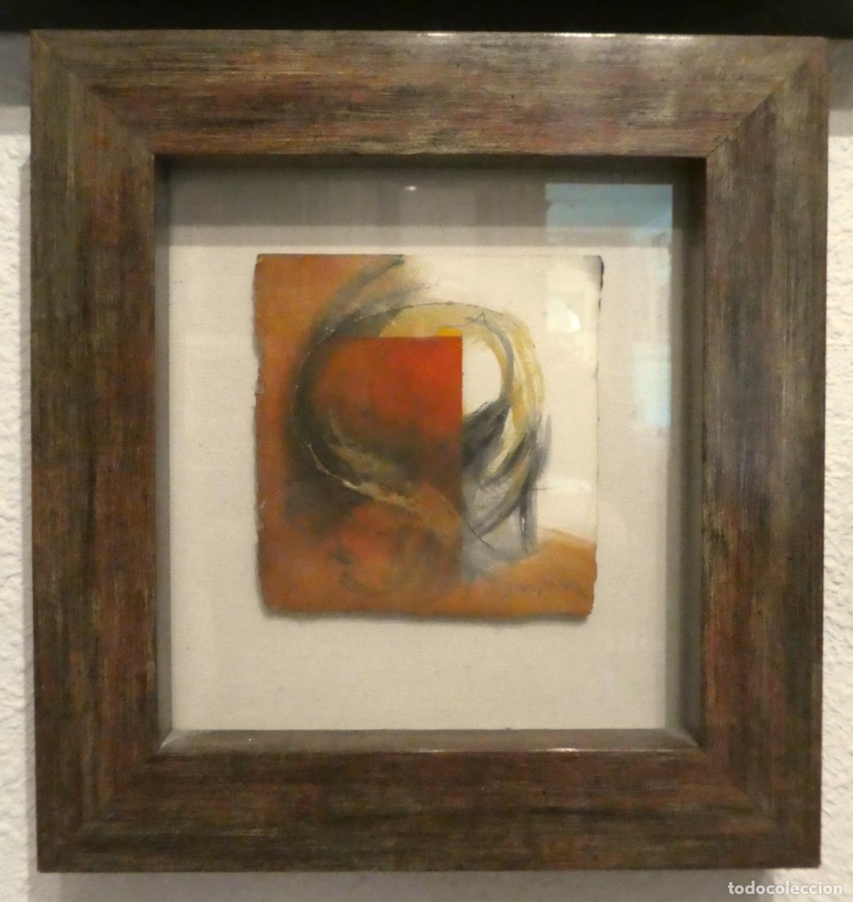 Arte: Oleo de Dami&aacute; Diaz con marco - Foto 1