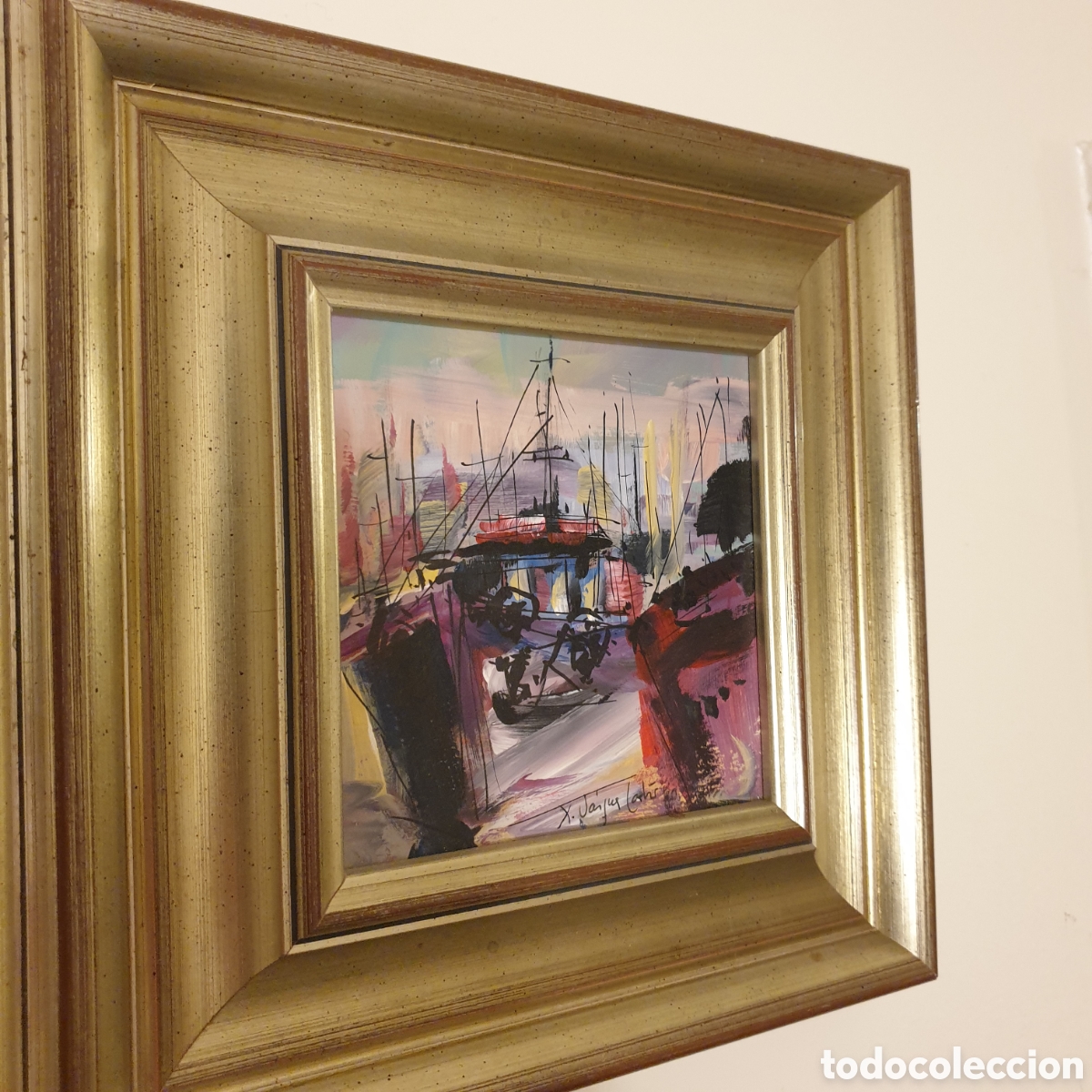 Arte: &Oacute;leo sobre tabla V&aacute;zquez ( Ferrol) - Foto 1
