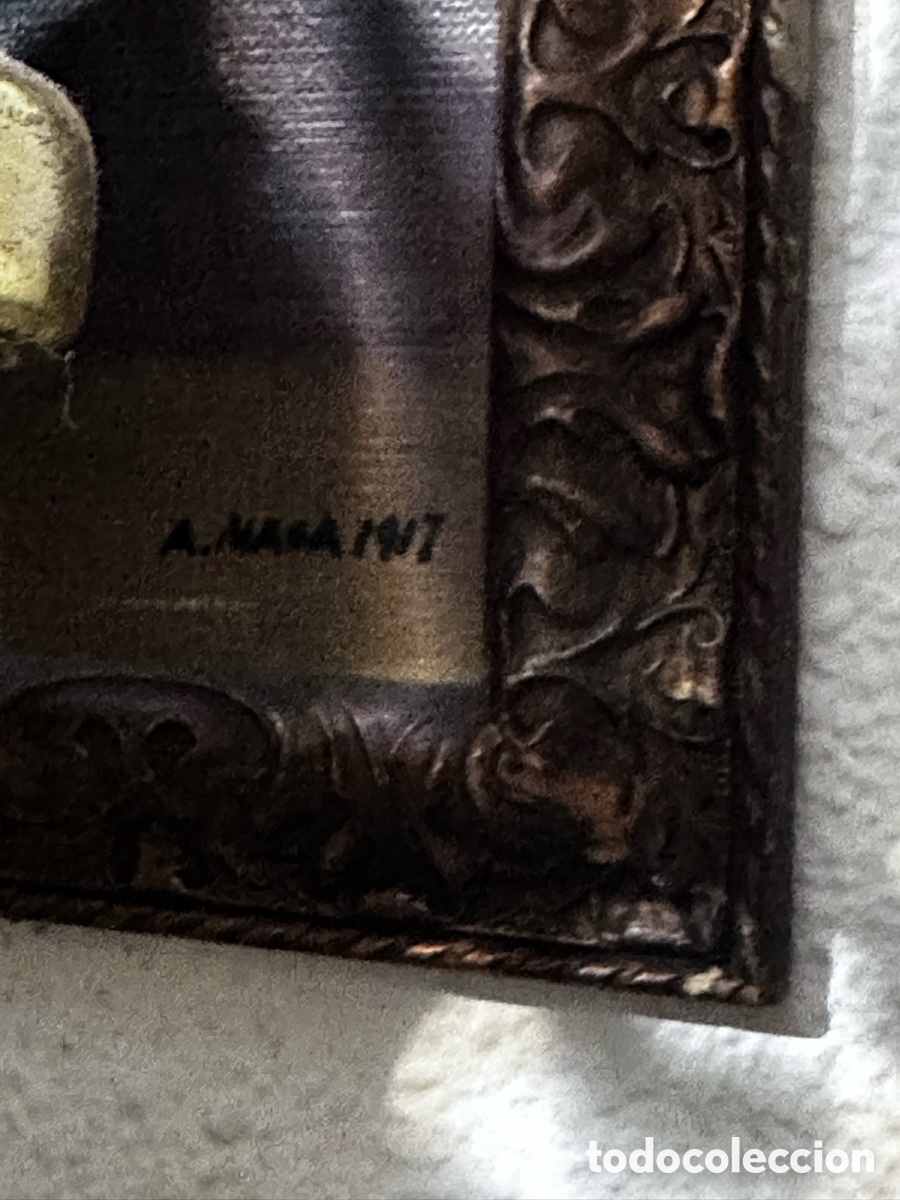 Arte: Bodeg&oacute;n firmado y fechado 1917 - Foto 2