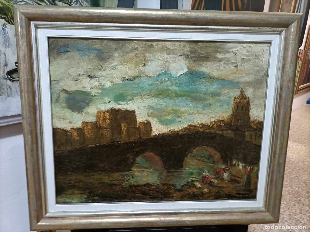 Arte: Cuenca Mu&ntilde;oz, Rafael. Sin t&iacute;tulo. O/L - Foto 2