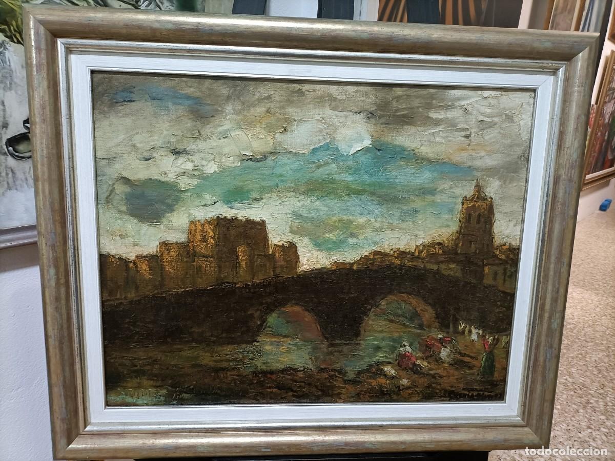 Arte: Cuenca Mu&ntilde;oz, Rafael. Sin t&iacute;tulo. O/L - Foto 3