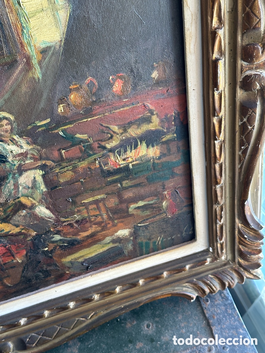 Arte: Joan llaudaro arenas, &oacute;leo sobre lienzo, taberna - Foto 6