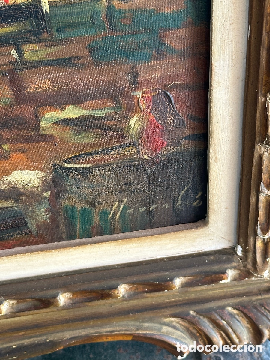 Arte: Joan llaudaro arenas, &oacute;leo sobre lienzo, taberna - Foto 7