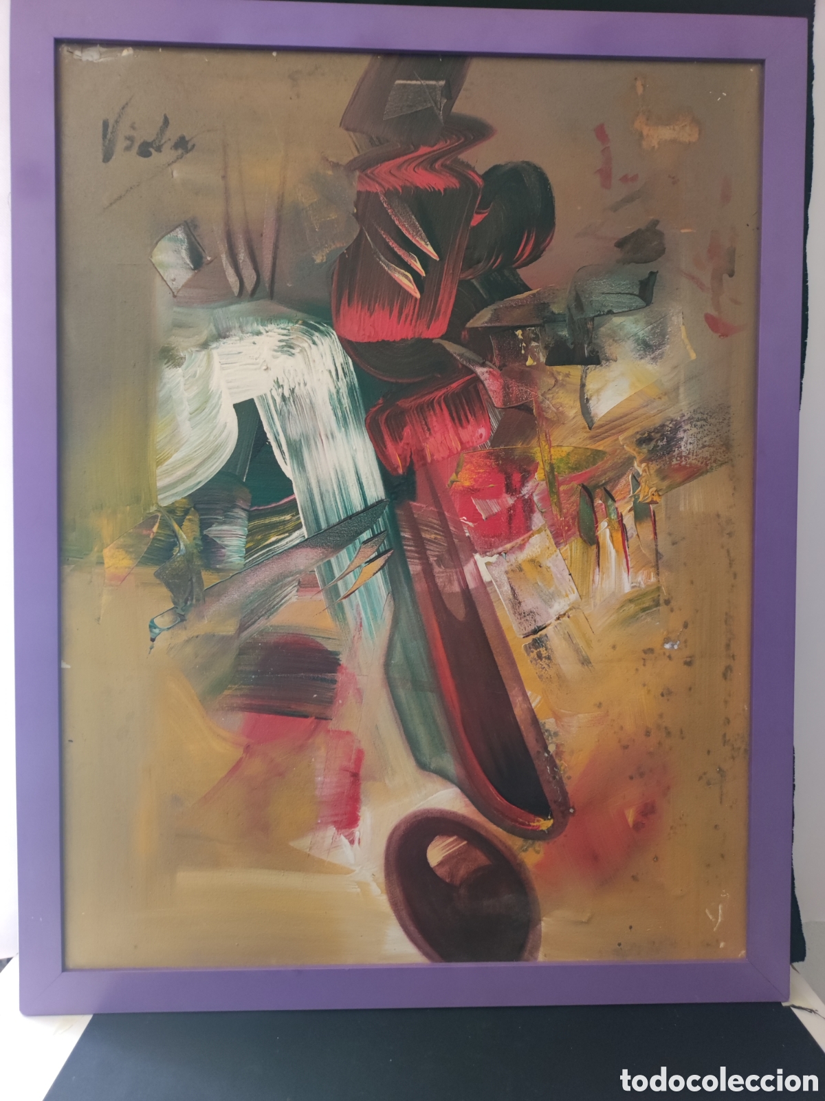 Arte: Cuadro pintado fdo.viola