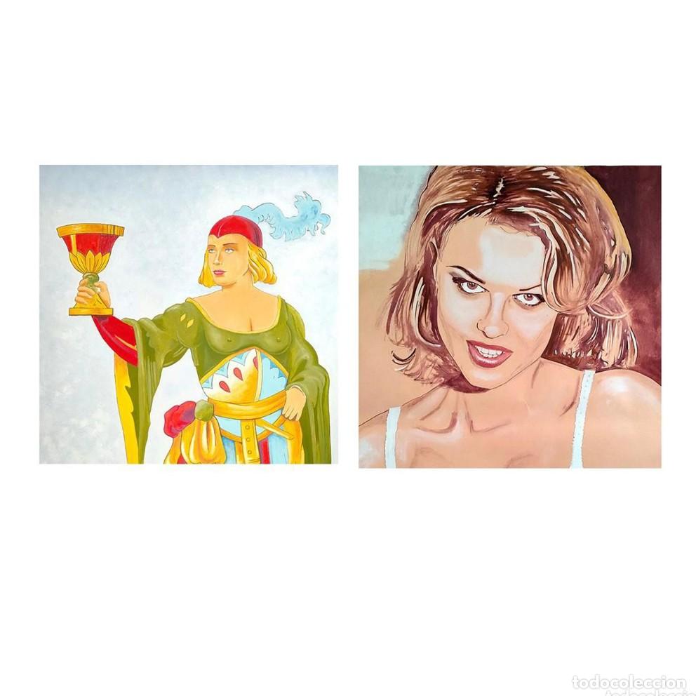 Art: COPAS. Sota Fournier 97 x 130 y Copa B Wonderbra 89 x 116 Dos obras originales firmadas